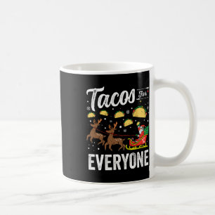 Tacos für jeden Weihnachten Taco Lustig Xmas Santa Kaffeetasse