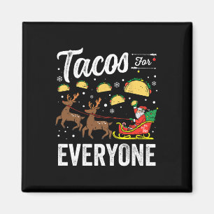 Tacos für jeden Weihnachten Taco Lustiger Xmas San Magnet