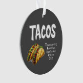 TACOS Gebet Akronylic Ornament (Vorderseite)