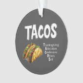 TACOS Gebet Akronylic Ornament (Vorderseite)