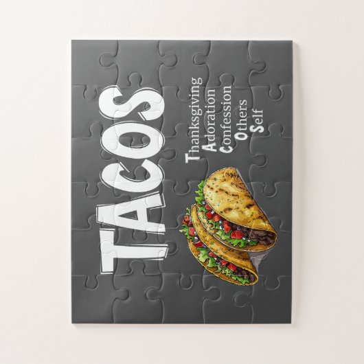 TACOS Gebet Puzzle (Vertikal)