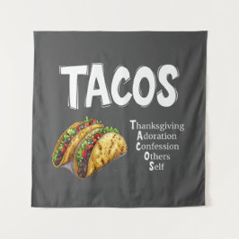 TACOS Gebet-Tapestry Wandteppich