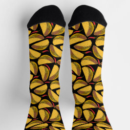 Tacos Gemusterter mexikanischer Koch Socken