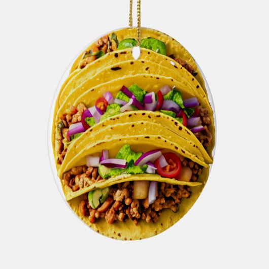 Tacos Keramik Ornament (Rechts)