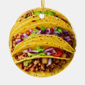 Tacos Keramik Ornament (Vorne)