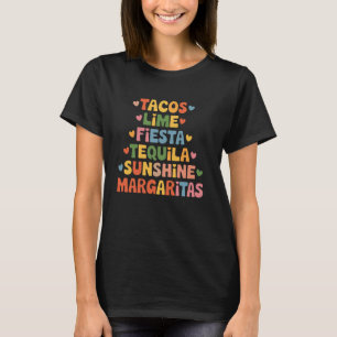 Tacos Limon Fiesta Tequila T-Shirt