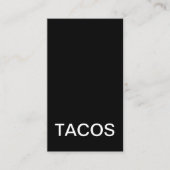Tacos-Lochkarte Treuekarte (Vorderseite)