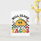 Tacos Lover Niedlich Cinco de May wird unterrichte Karte (Gelbe Blume)