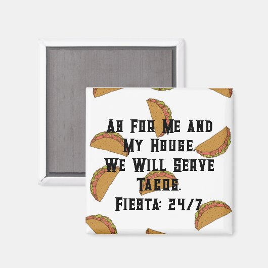 Tacos Magnet (Vorderseite/Rückseite)