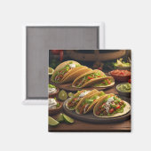 Tacos Magnet (Vorderseite/Rückseite)