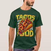 Tacos mein Lieblingsessen T-Shirt (Vorderseite)