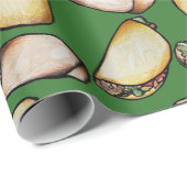 Tacos-Muster und Burritos Geschenkpapier (Rolleneckpunkt)