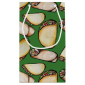 Tacos-Muster und Burritos Kleine Geschenktüte (Rückseite)