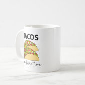Tacos noch einmal mexikanisches Ernährungstadium Kaffeetasse (Vorderseite Links)