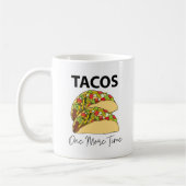Tacos noch einmal mexikanisches Ernährungstadium Kaffeetasse (Links)