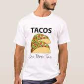 Tacos noch einmal mexikanisches Ernährungstadium T-Shirt (Vorderseite)