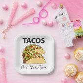 Tacos noch einmal mexikanisches Taco-Party Pappteller (Party)