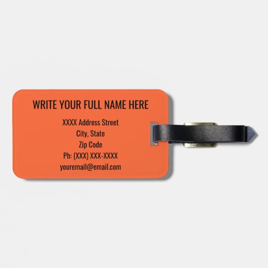 TaCoS-Periodensystem Gepäckanhänger (Rückseite horizontal)