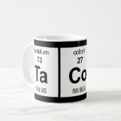 TaCoS-Periodensystem Kaffeetasse (Vorderseite Links)
