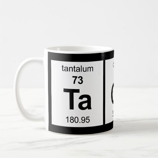 TaCoS-Periodensystem Kaffeetasse (Links)