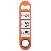 TaCoS-Periodensystem Speed Flaschenöffner (Vorderseite)