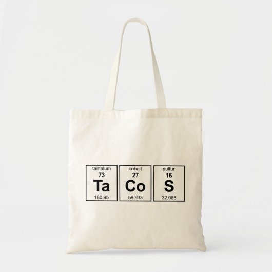 TaCoS-Periodensystem Tragetasche (Vorne)