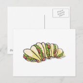 Tacos Postkarte (Vorne/Hinten)