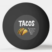 TACOS Prayer Ping Pong Ball Tischtennisball (Rückseite)