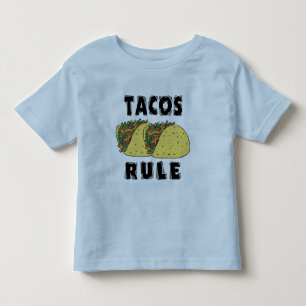 Tacos-Regel-Kleinkind Kleinkind T-shirt