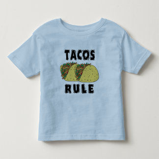 Tacos-Regel-Kleinkind Kleinkind T-shirt