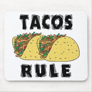 Tacos-Regel Mousepad