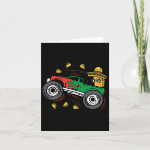 Tacos Riding Mexikos Monster Truck Cinco De Mayo K Karte