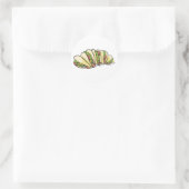 Tacos Runder Aufkleber (Tasche)