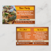 Tacos Service Business Cards Visitenkarte (Vorne/Hinten)