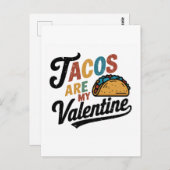 Tacos sind mein Valentinstag Funny Postkarte (Vorne/Hinten)