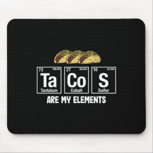 Tacos sind meine Elemente - Regelmäßige Taco-Tisch Mousepad