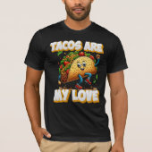 Tacos sind meine Liebe T-Shirt (Vorderseite)