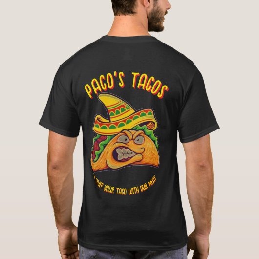Tacos T-Shirt (Rückseite)