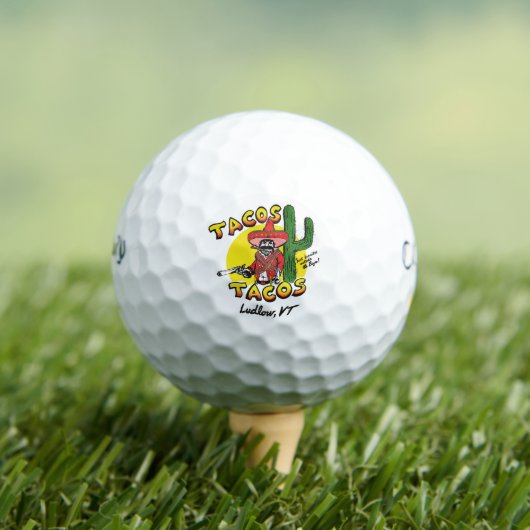 Tacos Tacos Golf Ball Set (Insitu T-Shirt)
