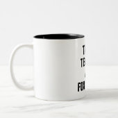 Tacos Tequila And Foxhound Funny Zweifarbige Tasse (Links)