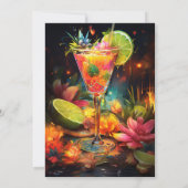 Tacos & Tequila Fiesta Bachelorette Bash Einladung (Rückseite)