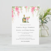 Tacos Tequila Forever Wedding Einladung (Stehend Vorderseite)