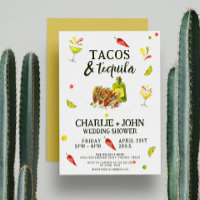 Tacos & Tequila Fun Sommer Tropical Couples Dusche