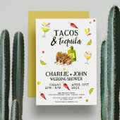 Tacos & Tequila Fun Sommer Tropical Couples Dusche Einladung