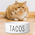 Tacos Tequila Funny Dog Katze Pet Lover Gaben Nahr Napf<br><div class="desc">Tacos Tequila Funny Dog Katze Pet Lover Gaben Nahrungsschale</div>