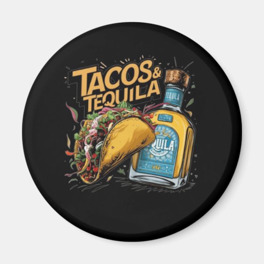 Tacos & Tequila Magnet (Vorne)