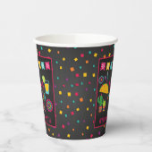 Tacos & Tequila Paper Cup - schwarz Pappbecher (Links)