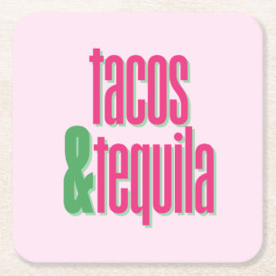 Tacos & Tequila Party Untersetzer