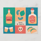 Tacos & Tequila Postkarte (Vorderseite)