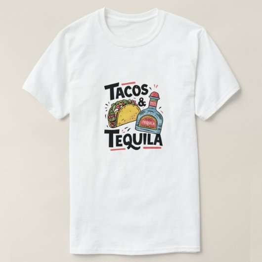 Tacos & Tequila T-Shirt (Design vorne)